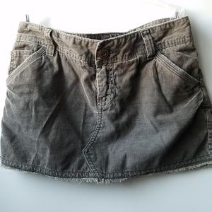 American Eagle gray corduroy skirt